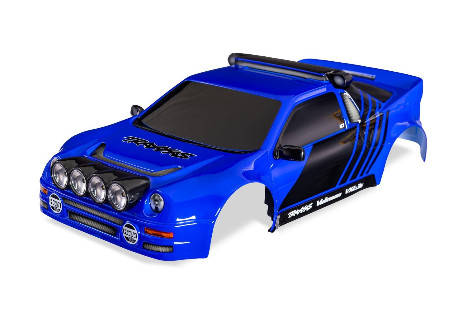 Mini Rally VXL Ford RS200 Blue Body Traxxas TRX10812-BLUE Mini Rally VXL Ford RS200 Blue Body - een blau