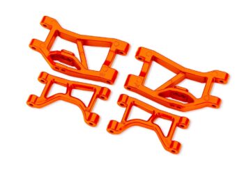 Traxxas TRX10830-ORNG Orange Rear Upper & Lower Suspension Arms (L&R) - vier feloranje
