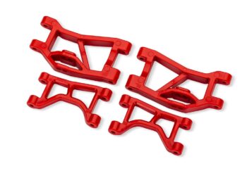 Traxxas TRX10830-RED Red Rear Upper & Lower Suspension Arms (L&R) - vier rode