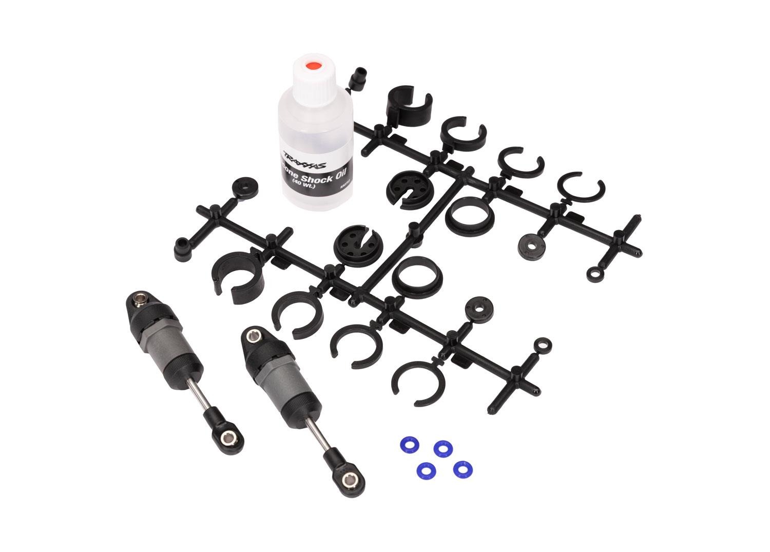 Short Gray Ultra Shocks with Springs (2) Traxxas TRX10860 Short Gray Ultra Shocks with Springs (2) - een set Tra