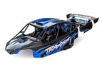 Body, Pro Scale Sand Car, blue (painted, decals applied) (assembled with front & rear body supports for clipless mounting, roll cage & interior)