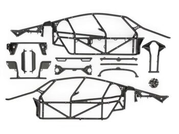 Traxxas TRX10912 Cage, body (complete with assembly hardware) (attaches to #10911 body) - een set zwar