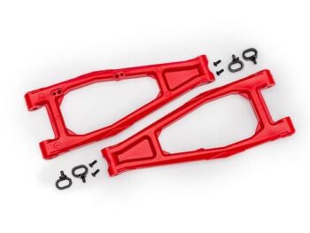 Traxxas TRX10929-RED Suspension arm, upper, red (left or right, front) (2) - twee felrode