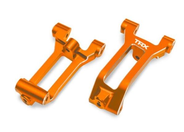 Traxxas TRX10932-ORNG Caster blocks (c-hubs), 6061-T6 aluminum (orange-anodized), left & right/ 3x8mm BCS (with threadlock) (6)