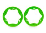 Beadlock rings, rear, green (4.3″) (2)