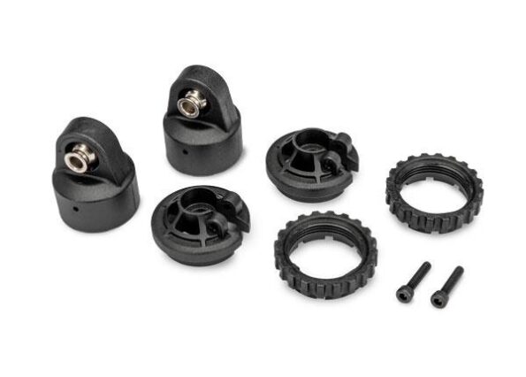Traxxas TRX10965 Shock caps, GT-Maxx shocks/ spring perch/ adjusters/ 2.5x14 CS (2) (for 2 shocks)