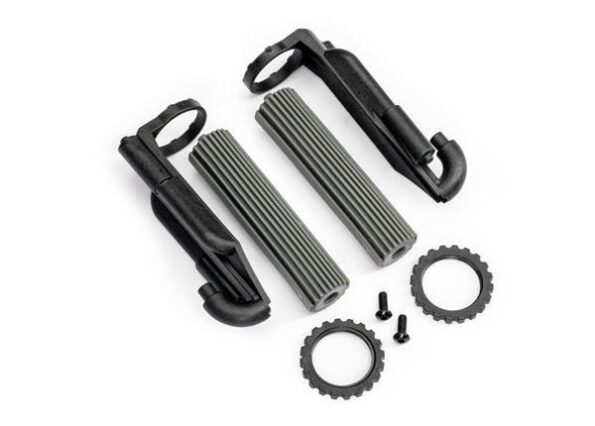 Traxxas TRX10967-GRAY Reservoirs, shocks, rear/ 3x8mm BCS (2)