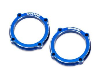 Traxxas TRX10969-BLUE Retainer, LED light pod (blue-anodized 6061-T6 aluminum) (2) - twee blauw