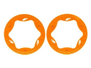 Traxxas TRX10977-ORNG Beadlock rings, rear, orange (3.9") (2) - twee feloranje