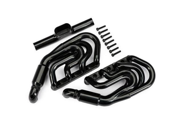 Engine exhaust/ 2.5x12mm CS (8) Traxxas TRX10982-BLK Engine exhaust/ 2.5x12mm CS (8) - een set zwarte
