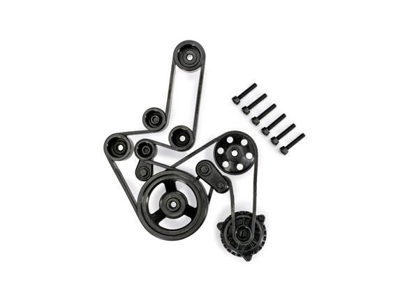 Engine pulleys/ 2.5x12mm CS (6) Traxxas TRX10984-BLK Engine pulleys/ 2.5x12mm CS (6) - een