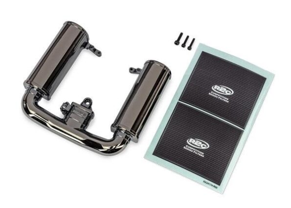 Traxxas TRX10985-BLKCR Engine intake, black chrome/ 3x12mm CS (1)/ 2.5x12mm CS (2)