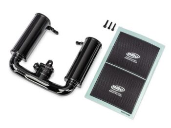 Traxxas TRX10985-BLKGLS Engine intake, black/ 3x12mm CS (1)/ 2.5x12mm CS (2) - glanzend