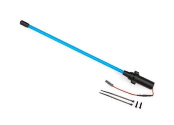 Traxxas TRX10992-BLUE Whip light, LED, blue (assembled) (1)/ 3x12mm BCS (2) (replacement for 1 whip light, left or right) (requires #6588X accessory power supply)