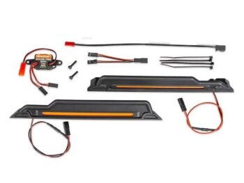 Traxxas TRX10998-ORNG LED light kit, orange, complete (underbody) (includes 3-volt accessory power supply, power harnesses & mounting hardware) - een