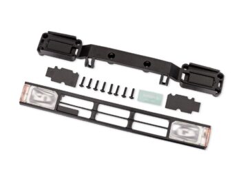 Traxxas TRX11015 TRX-4 Nissan Pathfinder Front Grille w/ Headlights - een set zwarte