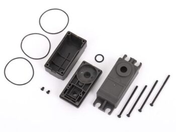 Traxxas TRX2276 Servo case, plastic (top, middle, bottom)/ gaskets/ hardware (for 2275 servo) - een set don