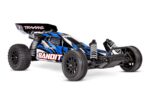 Traxxas BANDIT 1/10 2wd Brushed HD with battery & USB-C charger Blue X