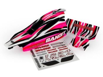 Traxxas TRX2433 Body, Bandit, pink (painted, decals applied) - een ro
