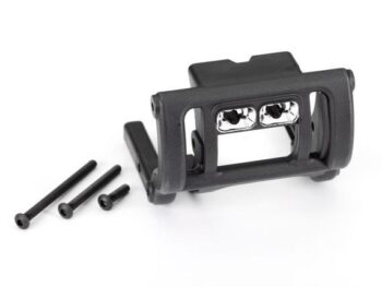 Traxxas TRX2477 Wheelie bar mount/ 3x40 BCS (1)/ 3x30 BCS (1)/ 3x12 BCS (1) (for LED light kit installation) - zwarte kunst
