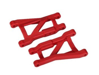 Traxxas TRX2750L Suspension arms, red, rear, heavy duty (2) - twee rode, kunst