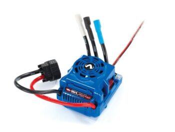 Traxxas TRX3465T Velineon VXL-4s High Output Electronic Speed Control, waterproof (brushless) (fwd/rev/brake) - blauwe elektronische snelheids