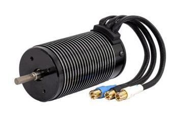 Traxxas TRX3483 Motor, 2000Kv 77mm, brushless (with 6.5mm gold-plated connectors & high-efficiency heatsink) - een