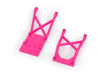 Traxxas TRX3623-PINK Skid plates, front & rear (pink) - twee