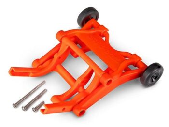 Traxxas TRX3678T Wheelie bar, assembled (orange) (fits Slash, Stampede, Rustler, Bandit series) - een feloranje