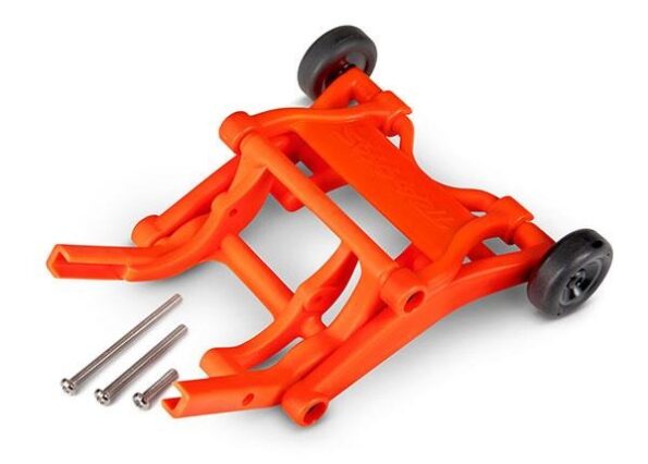 Traxxas TRX3678T Wheelie bar, assembled (orange) (fits Slash, Stampede, Rustler, Bandit series)