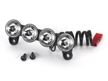 Traxxas TRX3690 LED light bar, front (assembled)/ 3x8 BCS (2)/ 2.5x8 BCS (2) (requires front bumper #5835X for 2WD Slash, #3635 for 2WD Stampede, #3630 for 2WD Bigfoot No. 1, #6835X for 4WD Slash, or #6735 for 4WD