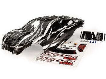 Traxxas TRX3726L Body, Rustler VXL, ProGraphix (graphics are printed, requires paint & final color application)/ decal sheet - een ongespot