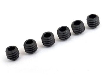 Traxxas TRX4897X Screws, set (grub), 4mm (with heavy duty threadlock) (6) - zes zwar