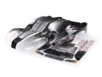 Traxxas TRX5855 Body, Slash 2WD, ProGraphix (also fits Slash VXL & Slash 4X4) (graphics are printed, requires paint & final color application)/ decal sheet - transparante RC
