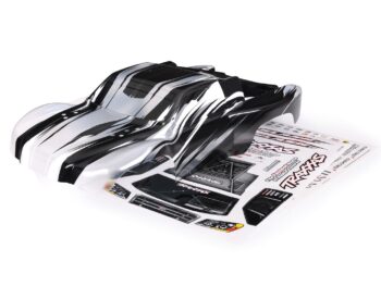 Traxxas TRX5855X Body, Slash 4X4, ProGraphix (also fits Slash VXL & Slash 2WD) (graphics are printed, requires paint & final color application)/ decal sheet - transparante RC