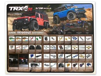 Traxxas TRX61731 TRX4 -18th Scale Counter Mat - witte
