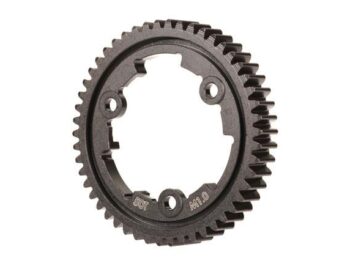 Traxxas TRX6443 Spur gear, 50-tooth (machined, hardened steel) (wide face, 1.0 metric pitch) - een donkergri