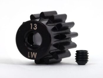 Traxxas TRX6483X Gear, 13-T pinion (1.0 metric pitch) (fits 5mm shaft)/ set screw - zwart