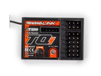 Traxxas TRX6533X Receiver, micro, TQi 2.4GHz with telemetry & TSM (5-channel) - zwarte rech