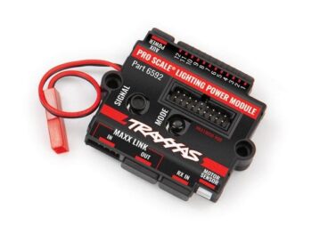 Traxxas TRX6592 Power module, Pro Scale Advanced Lighting Control System - zwarte, rechthoekige elektron