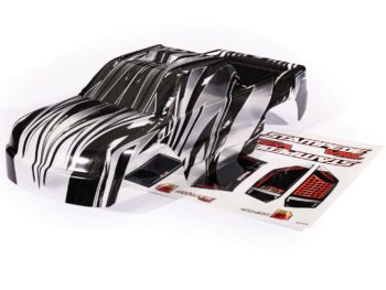 Traxxas TRX6729 Body, Stampede 4X4, ProGraphix (graphics are printed, requires paint & final color application)/ decal sheet - een ongeschild
