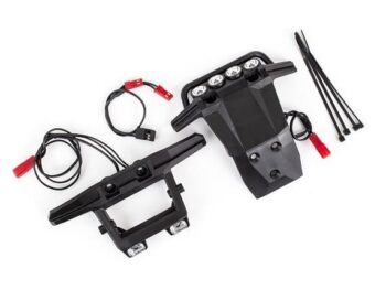 Traxxas TRX6793 LED light set, complete (includes front and rear bumpers with LED light bar, rear LED harness, & BEC Y-harness) (fits 4WD Rustler) - een complete LED