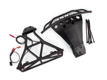 Traxxas TRX6894 LED light set, complete (includes front and rear bumpers with LED light bar, rear LED harness, & BEC Y-harness) (fits 4WD Slash) - zwarte