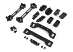 Body conversion kit, Slash 4X4 (includes front & rear body mounts, latches, hardware) (for clipless mounting)