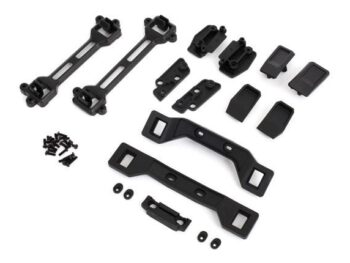 Traxxas TRX6928 Body conversion kit, Slash 4X4 (includes front & rear body mounts, latches, hardware) (for clipless mounting) - een