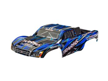 Traxxas TRX6946-BLUE Body Slash 4X4 Blue Clipless - blauw