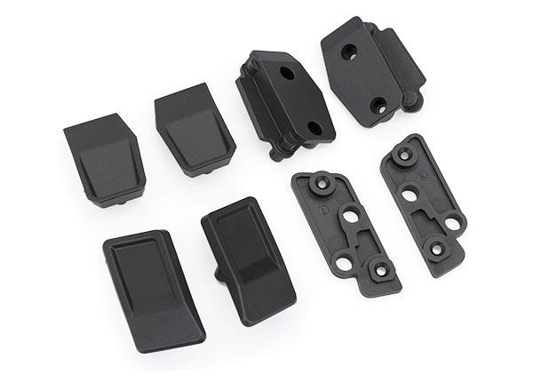 Latch mounts/ retainers (front & rear, left & right) Traxxas TRX6966 Latch mounts/ retainers (front & rear, left & right) - een set van acht