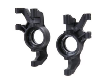 Traxxas TRX7737X Steering blocks, left & right (require 20x32x7 ball bearings) - twee zwarte