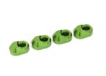 Suspension pin retainer, 6061-T6 aluminum (green-anodized) (4)