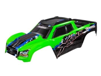 Traxxas TRX7811G BODY, X-MAXX, GREEN (PAINTED, DECALS APPLIED) (AS - een fel